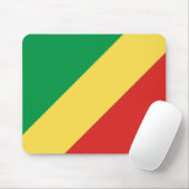 Flagge der Republik Kongo Mousepad (Mit Mouse)