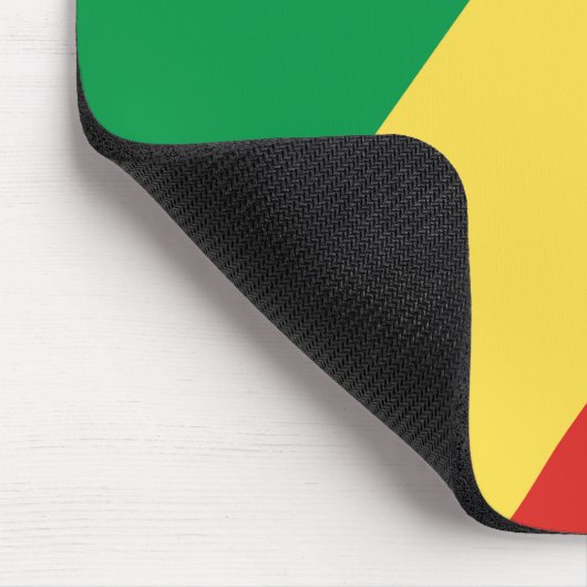 Flagge der Republik Kongo Mousepad (Ecke)