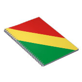 Flagge der Republik Kongo Notizblock (Rechte Seite)