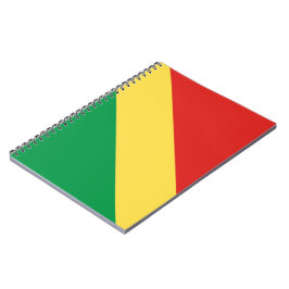 Flagge der Republik Kongo Notizblock