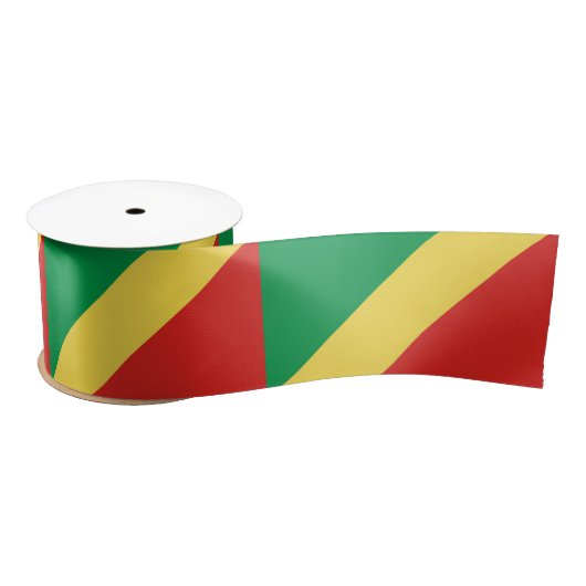 Flagge der Republik Kongo Satinband (Spule)