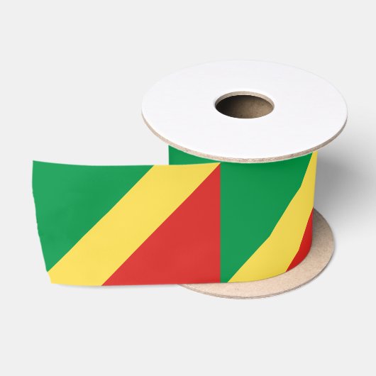Flagge der Republik Kongo Satinband (Spule)