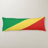 Flagge der Republik Kongo Seitenschläferkissen (Rückseite)