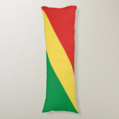 Flagge der Republik Kongo Seitenschläferkissen (Vorderseite Vertikal)