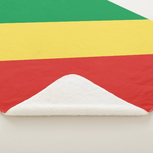 Flagge der Republik Kongo Sherpadecke (3/4)