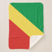 Flagge der Republik Kongo Sherpadecke (Vorderseite)