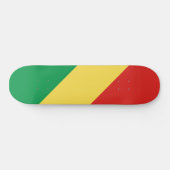 Flagge der Republik Kongo Skateboard (Horizontal)