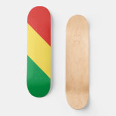 Flagge der Republik Kongo Skateboard (Vorderseite)