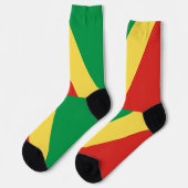 Flagge der Republik Kongo Socken (Linkes Detail)