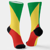 Flagge der Republik Kongo Socken (Gewinkelt)