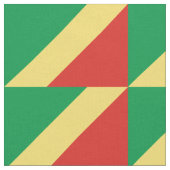 Flagge der Republik Kongo Stoff (Nahaufnahme)