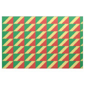Flagge der Republik Kongo Stoff (Fat Quarter (45,7 x 55,9 cm))
