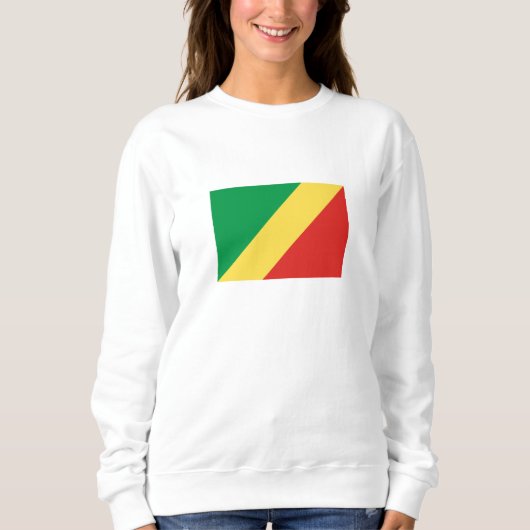 Flagge der Republik Kongo Sweatshirt (Vorderseite)