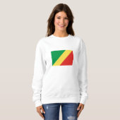 Flagge der Republik Kongo Sweatshirt (Vorne ganz)