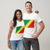 Flagge der Republik Kongo T-Shirt (Unisex)