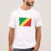 Flagge der Republik Kongo T-Shirt (Vorderseite)