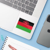 Flagge der Republik Malawi Aufkleber (Laptop mit iPhone)