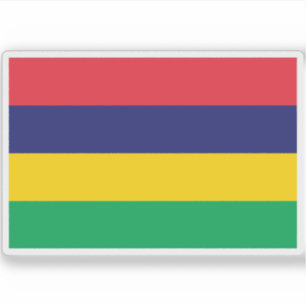 Flagge der Republik Mauritius Aufkleber