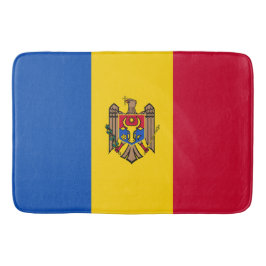 Flagge der Republik Moldau Badematte
