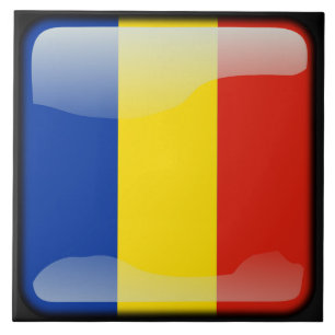 Flagge der Republik Moldau Fliese