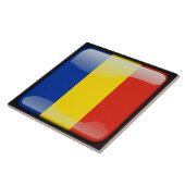 Flagge der Republik Moldau Fliese (Seite)