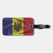Flagge der Republik Moldau Gepäckanhänger (Rückseite horizontal)