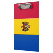 Flagge der Republik Moldau Klemmbrett (Links)