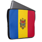Flagge der Republik Moldau Laptopschutzhülle (Vorne Rechts)