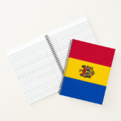 Flagge der Republik Moldau Notizblock (Innenseite)