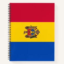 Flagge der Republik Moldau Notizblock