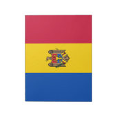 Flagge der Republik Moldau Notizblock (Rotiert)
