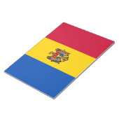 Flagge der Republik Moldau Notizblock (angewinkelt)