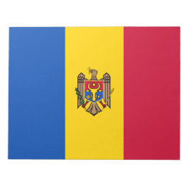 Flagge der Republik Moldau Notizblock