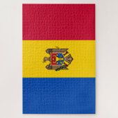 Flagge der Republik Moldau Puzzle (Vertikal)
