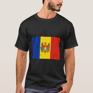 Flagge der Republik Moldau T-Shirt