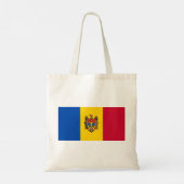 Flagge der Republik Moldau Tragetasche (Rückseite)