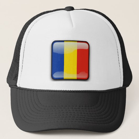 Flagge der Republik Moldau Truckerkappe (Vorderseite)