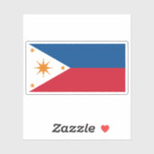 Flagge der Republik Negros Aufkleber (Blatt)