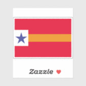 Flagge der Republik Niederkalifornien Aufkleber (Blatt)