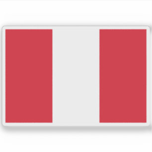Flagge der Republik Peru Aufkleber