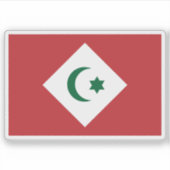 Flagge der Republik Rif (1921-1926) Aufkleber (Vorderseite)