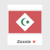 Flagge der Republik Rif, Afrika Aufkleber (Blatt)