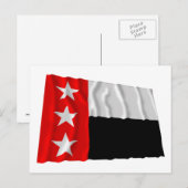 Flagge der Republik Rio Grande Postkarte (Vorne/Hinten)