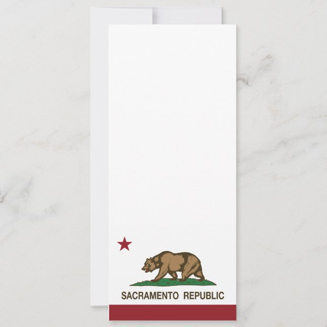 Flagge der Republik Sacramento (Vorderseite)