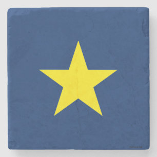 Flagge der Republik Texas Steinuntersetzer