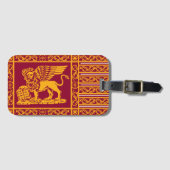 Flagge der Republik Venedig Gepäckanhänger (Vorderseite (Horizontal))