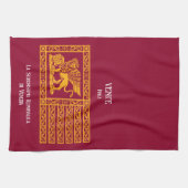 Flagge der Republik Venedig Geschirrtuch (Horizontal)