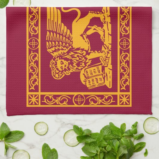 Flagge der Republik Venedig Geschirrtuch (Gefaltet)
