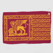 Flagge der Republik Venedig Golfhandtuch (Horizontal)