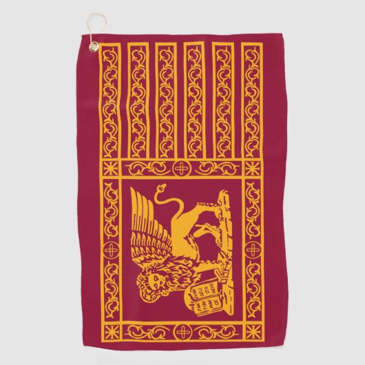 Flagge der Republik Venedig Golfhandtuch (Vorderseite)